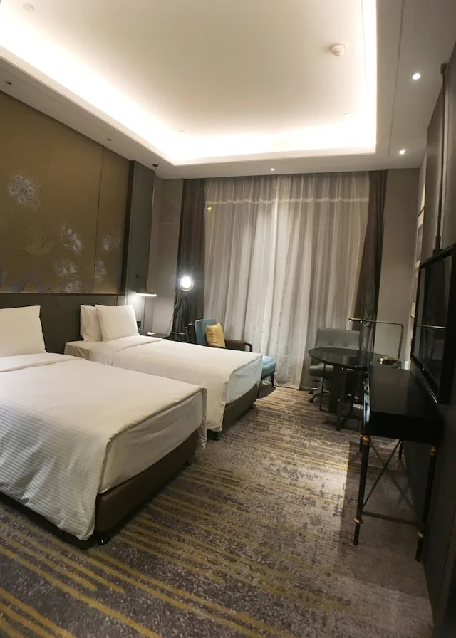غرفة فاخرة بسريرين منفصلين، Wanda Vista Changchun 1/3