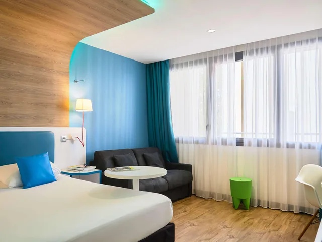 غرفة عائلية بسرير مزدوج، Ibis Styles Montelimar Centre 1/2