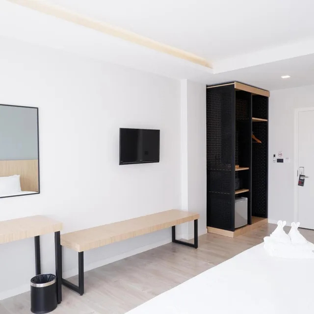 غرفة ديلوكس بسرير كينج، bliQ Hotel Chanthaburi 6/8