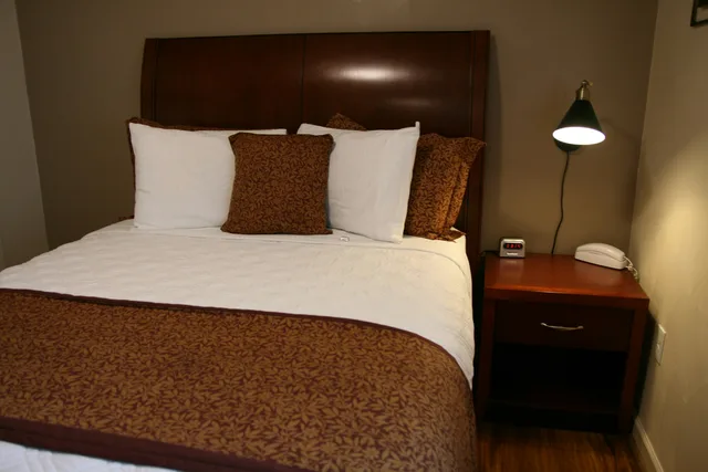 جناح بسرير كوين مع أريكة، Affordable Corporate Suites 2/5