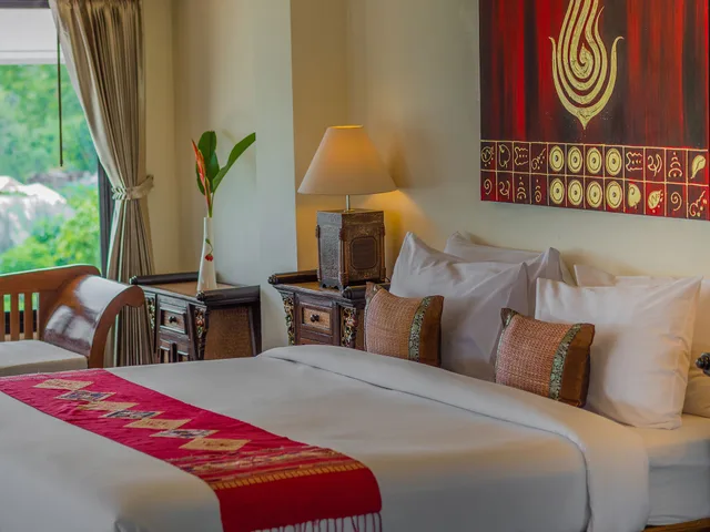 جناح ديلوكس بإطلالة على النهر، Chiangkhan River Mountain Resort 3/3