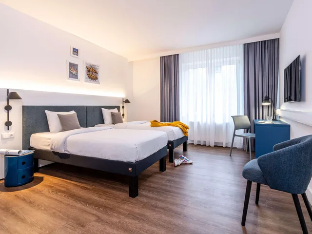 غرفة بسرير كوين، Ibis Styles Hamburg Alster City 3/10