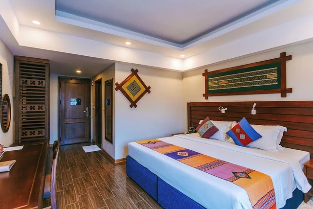 غرفة سوبيريور بسريرين منفصلين بإطلالة على المدينة، Sapa Charm Hotel 2/10