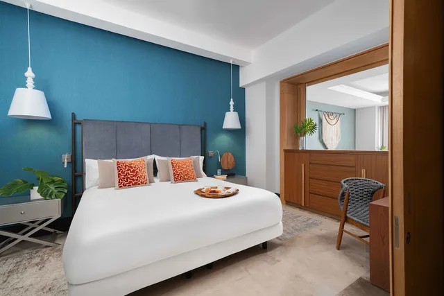 جناح بسرير كينج بغرفة نوم واحدة مع أريكة، BON Hotel at VidantaWorld Nuevo Nayarit 2/4