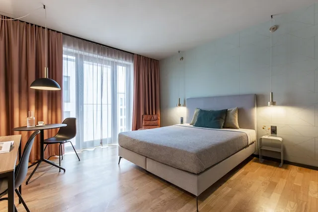 Smart, Apartment, Queen Bed, Kitchen، Ipartment Berlin Airport @home By Best Western 1/3