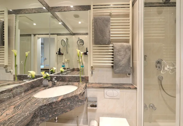 غرفة مفردة بسرير كوين، Parkhotel Oberhausen 4/4