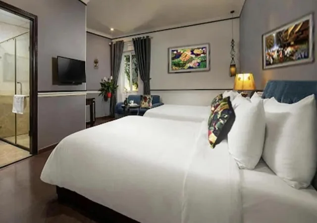 غرفة عائلية بسرير كوين وسرير فردي، Hanoi Garden Hotel 1/6