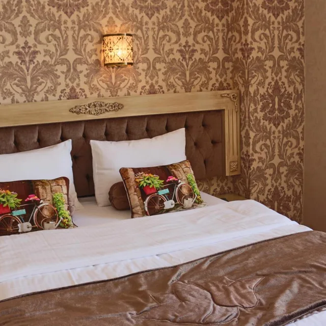 غرفة بسرير مزدوج أو سريرين منفصلين بإطلالة على البحر، Kaftan Hotel 9/10