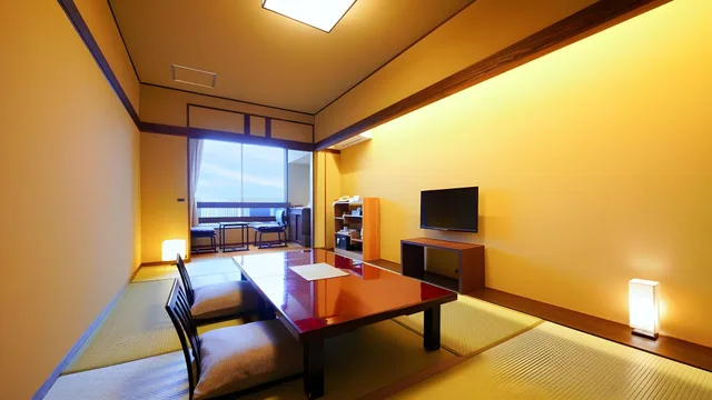 غرفة يابانية في المبنى الرئيسي، Tsutaya Ryokan (ex Obama Onsen Tsutaya Ryokan) 1/1