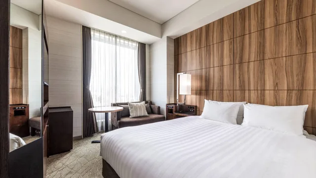 غرفة قياسية بسرير مزدوج بإطلالة على الجبل، Solaria Nishitetsu Hotel Kagoshima 1/1