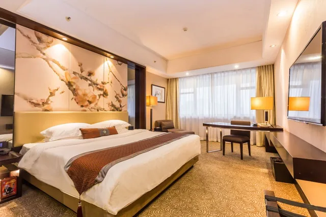 غرفة بسرير مزدوج بإطلالة على الحديقة، Guangdong Yingbin Hotel 2/3