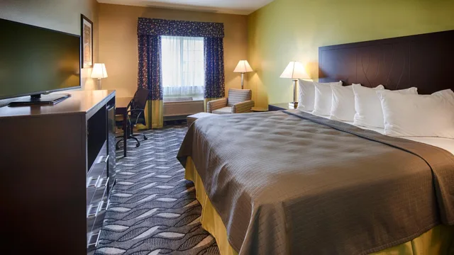 غرفة بسرير كينج بحوض استحمام لذوي الإعاقة، Best Western Mt. Vernon Inn 1/10