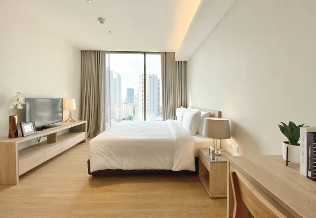 شقة تنفيذية بسرير كينج بغرفة نوم واحدة، Oakwood Suites Bangkok 2/4