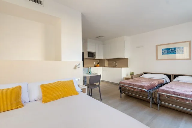 شقة سوبيريور بسريرين منفصلين بشرفة، Apartamentos Atenea Park 2/7