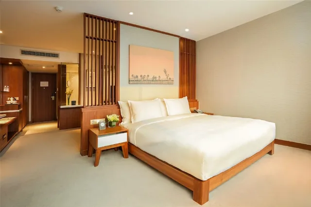 غرفة ديلوكس بسرير كينج بإطلالة، Deacon House Wuxi 1/2