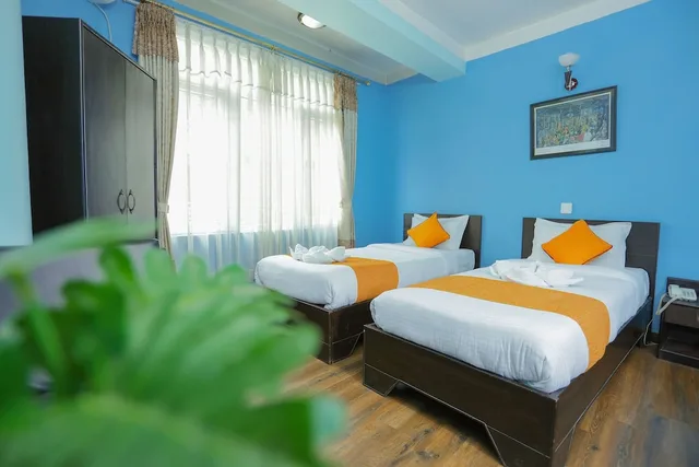 غرفة عائلية بسرير مزدوج وسرير فردي، Hotel Access Nepal 5/10
