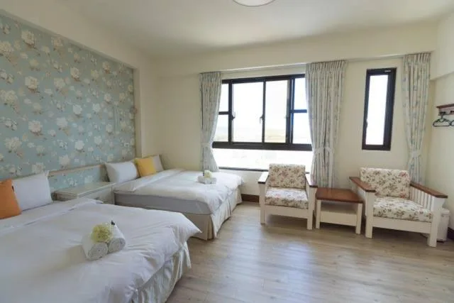 غرفة قياسية رباعية بسريرين مزدوجين، Mei Sheng Bed and Breakfast 1/3