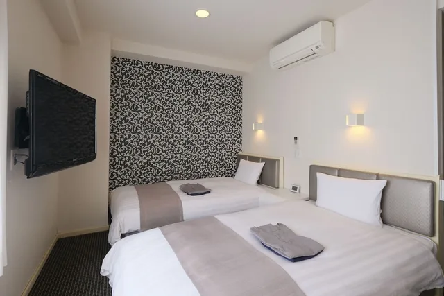 غرفة بسريرين منفصلين، Fukuyama Oriental Hotel 1/2