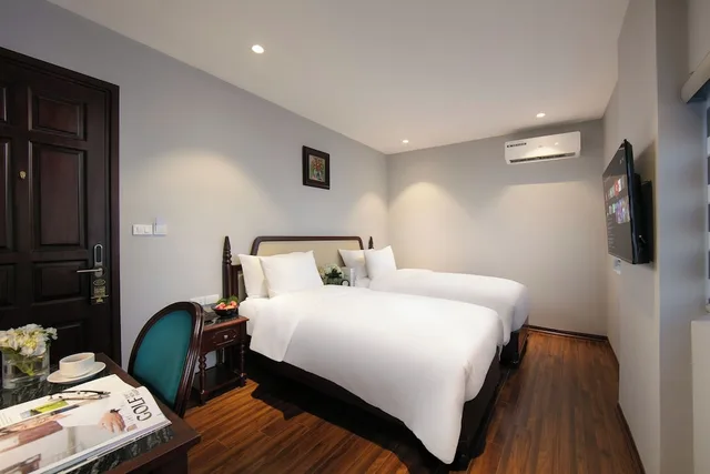 غرفة اقتصادية بسريرين منفصلين، Serene Central hotel 3/4