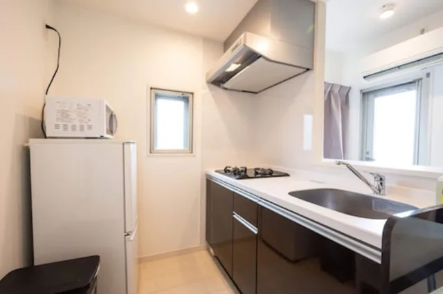 غرفة غراند بفراش فوتون وسرير مزدوج، Residence Hotel Hakata 8 2/3