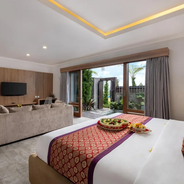 1 Bedroom, Villa, Private Heated Pool، Pramana Zahill Kintamani 2/4