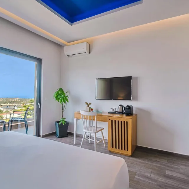 غرفة سوبيريور بسرير مزدوج بإطلالة على البحر، Villaggio Boutique Hotel Hersonissos - Adults Only 7/10