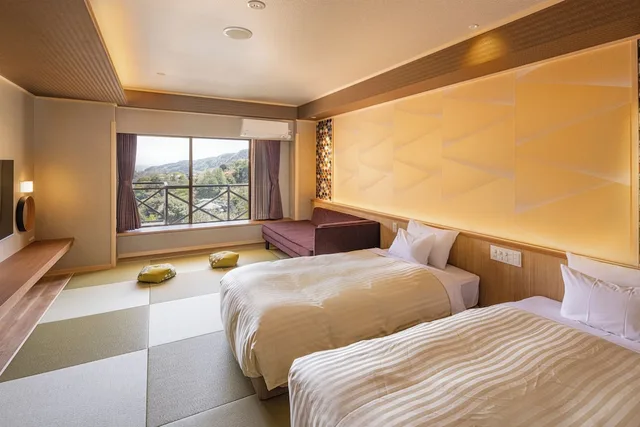 Japanese, Twin Beds, Sofa, Sauna، Hakonenomori Okada 1/3