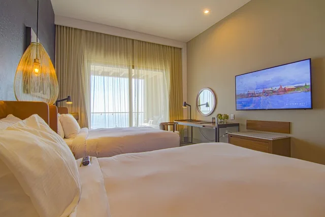 Ocean, Premium, 2 Double Beds، Torre Lucerna Hotel Ensenada 4/5