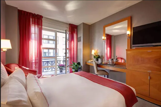 غرفة قياسية بسرير كوين، Hotel Giraffe 5/8