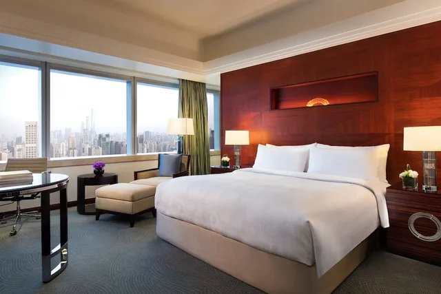 غرفة بسرير كينج بإطلالة على المتنزه، Jw Marriott Hotel Shanghai at Tomorrow Square 2/4