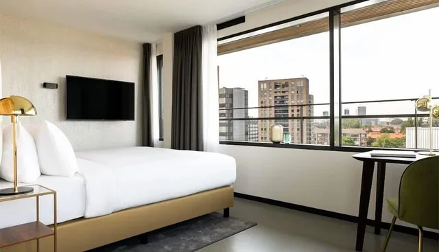 جناح بسرير كينج بشرفة، Fletcher Boutique Hotel Slaak-Rotterdam 2/5