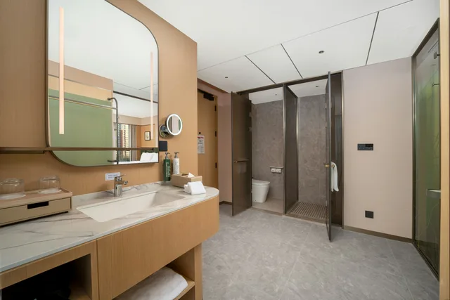 غرفة ديلوكس بسرير كينج، Hilton Garden Inn Beijing Fengtai Xinxiang Building 5/5