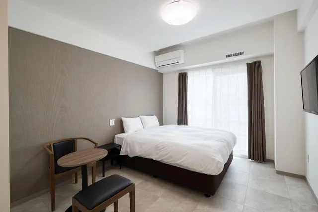 غرفة قياسية بسرير مزدوج، Bibi Hotel Naminoue 1/1