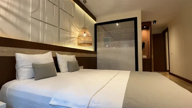 شقة سكنية فاخرة بسريرين كوين بإطلالة على البحر، Iskelem Hotel 3/10