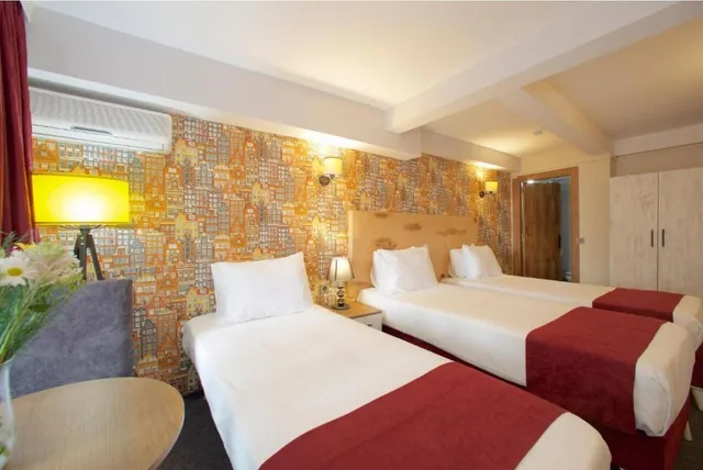 غرفة عائلية بسرير كوين وسرير فردي، Galata Greenland Hotel 3/7