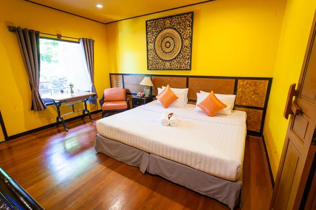 غرفة ديلوكس بسرير مزدوج أو سريرين منفصلين بإطلالة على الحديقة، Baan Krating Phuket Resort 4/10