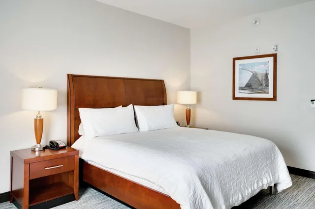 غرفة بغرفة نوم واحدة، Hilton Garden Inn Milwaukee Airport 1/2