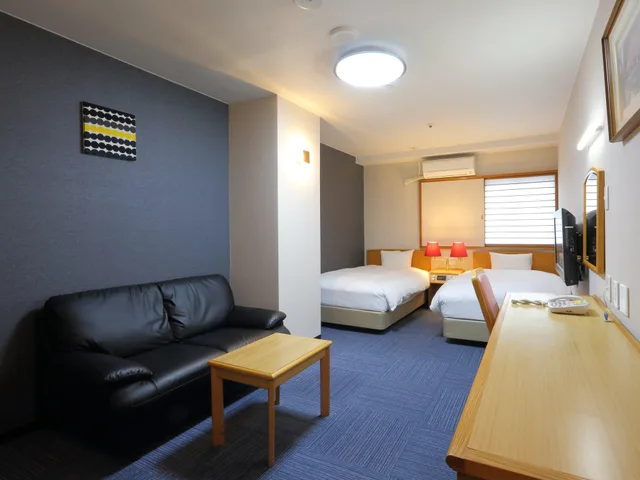 غرفة ديلوكس بسريرين منفصلين للمدخنين، Nakamachi Fuji Grand Hotel 1/1