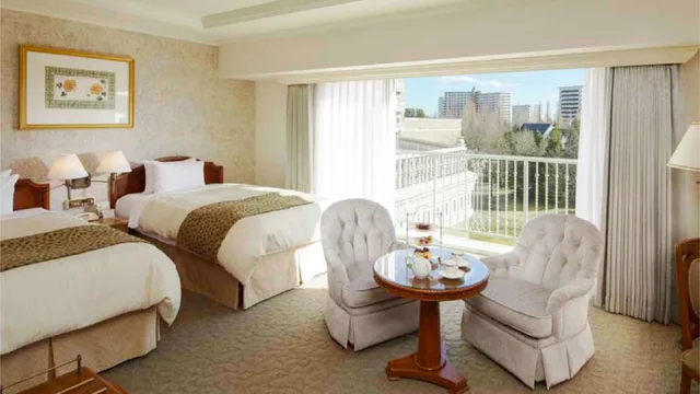 غرفة فاخرة بسريرين منفصلين مع سرير إضافي، Sendai Royal Park Hotel 1/1