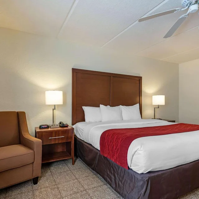 غرفة بسرير كينج مع أريكة، Comfort Inn Kissimmee Lake Buena Vista South 3/7