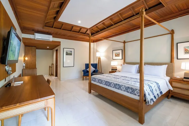 غرفة ديلوكس بسرير كينج بإطلالة على الحديقة، Bhuwana Ubud Hotel 4/10