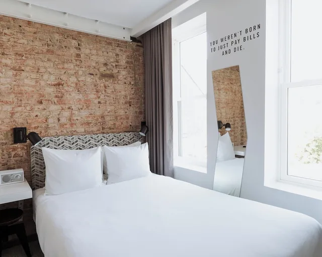 غرفة بسرير كوين لذوي الإعاقة، Hotel Hive 1/2