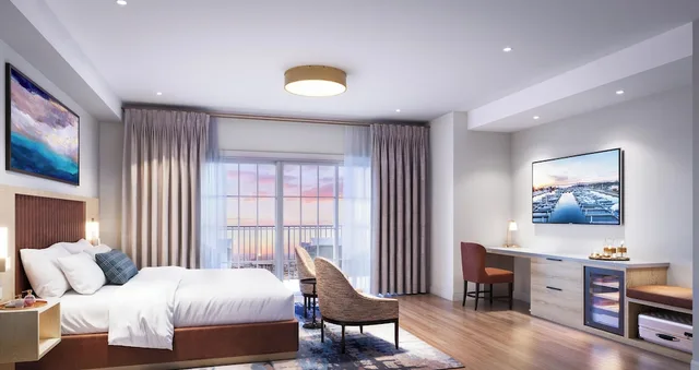 Cove, Harbor, Suite, King Bed, Sofa، The Inn at Chesapeake Bay Beach Club 1/3