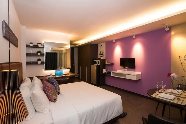 غرفة بريميير بسرير مزدوج، Aim House Bangkok 4/7