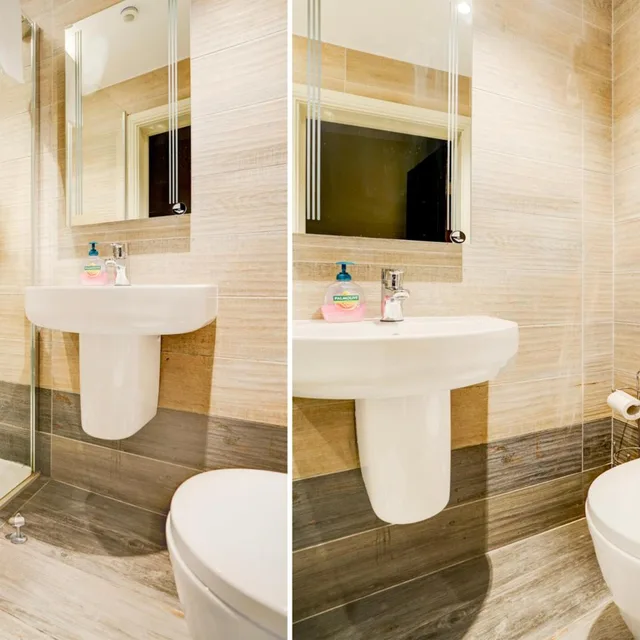 غرفة قياسية بسرير مزدوج بحمام خاص، Peckham Rooms Hotel by Belvilla 9/9
