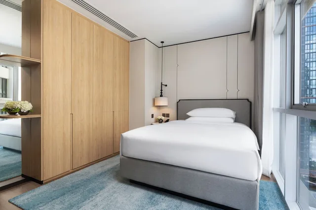 جناح ديلوكس بسريرين مزدوجين بإطلالة على المدينة بغرفتي نوم، Marriott Executive Service Apartment Sathorn Vista 5/10