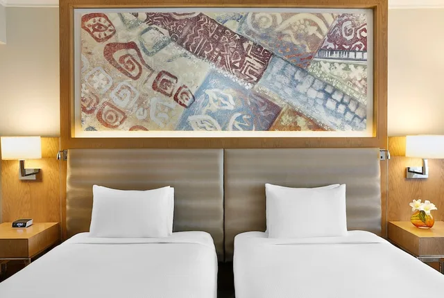 غرفة قياسية بسريرين منفصلين، Hilton Durban 4/5
