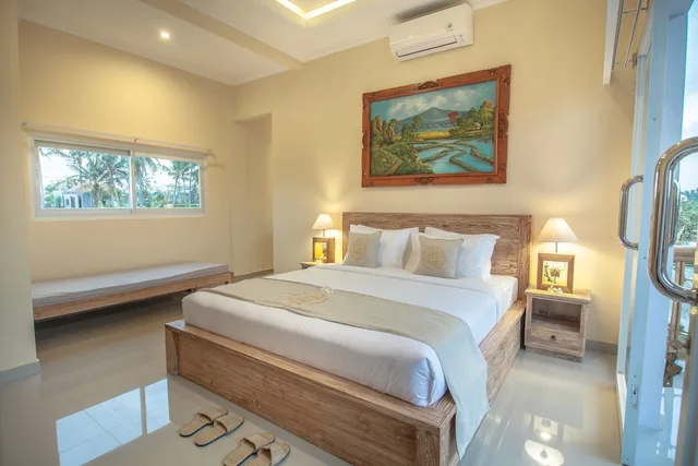 غرفة جونيور بسرير مزدوج بغرفة نوم واحدة مع أريكة، Sujiwa Ubud Retreat 5/9