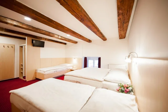 غرفة اقتصادية رباعية بسرير فردي، Hotel Pivovar 1/10