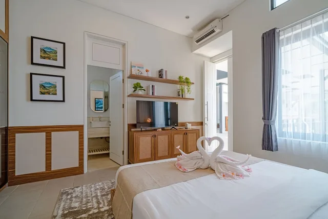 فيلا بسرير كينج وسرير كوين بغرفتي نوم بمسبح خاص، Nusa Dua Bay View Villas 8/10